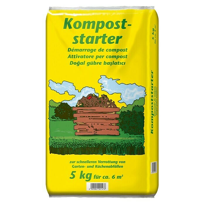 Kompoststarter5 kg, Inhalt ausreichend für ca.: 6 m³ Front View