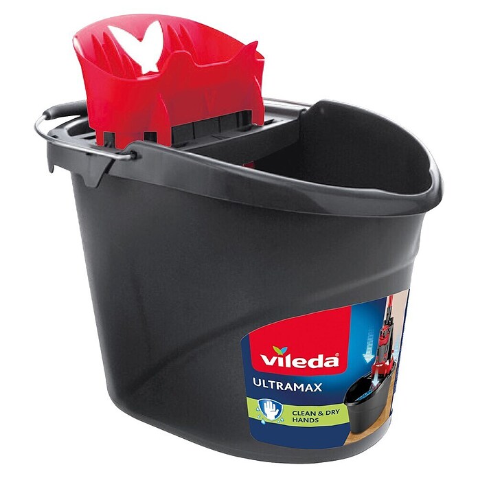 Vileda Putzeimer Ultramax (10 l, Rot/Grau) | BAUHAUS