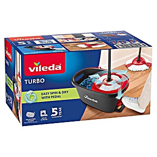 Vileda Wischmop Turbo Komplettset (Mikrofaser, 3 -tlg.)