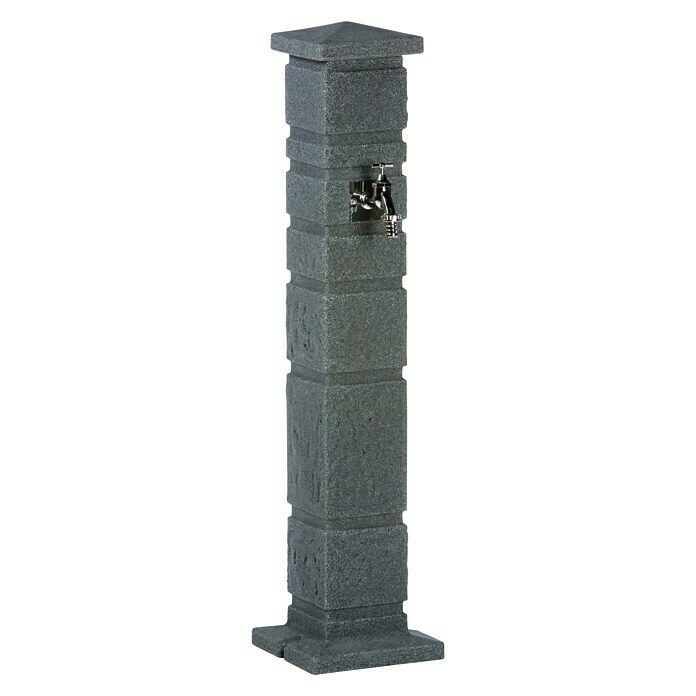 3P Technik Wasserzapfstelle Romana (Black Granitfarben, Höhe: 110 cm, Ausstattung: Wasserhahn)