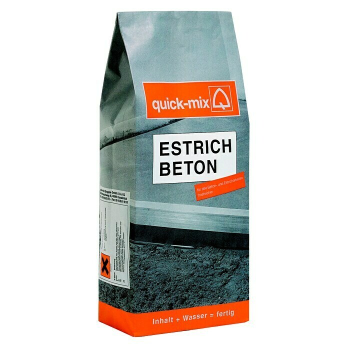 Quick-Mix Estrichbeton10 kg, Chromatarm Front View