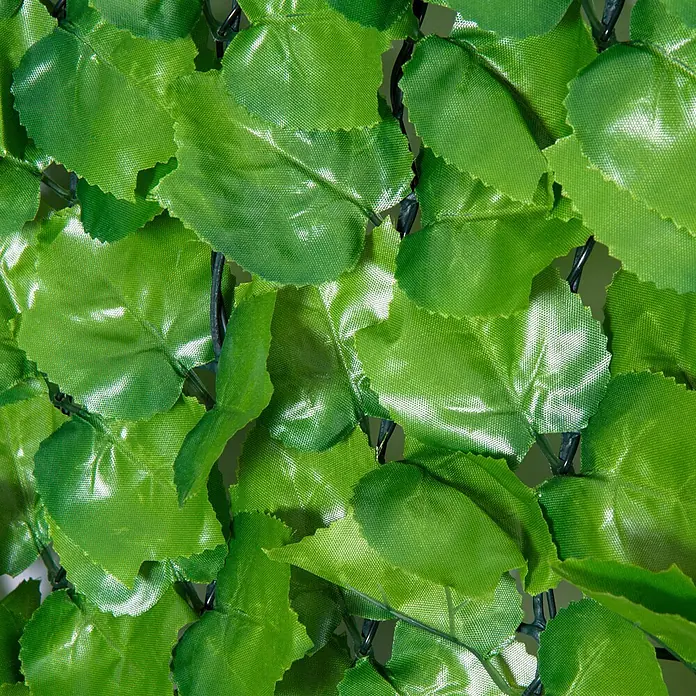 Furnicato Kunsthecke Ahorn-Optik hellgrün 300 x 100 cm -  - Strukturierte künstliche grüne Blätter, Stoff oder Kunststoff, bilden eine dichte grüne Abdeckung.