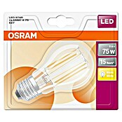 Osram Bombilla LED Retrofit Classic A (8 W, E27, A60, Blanco cálido, No regulable, Claro)