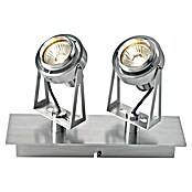 Voltolux Tech Foco para pared y techo (2 x 50 W, GU10, Cromo, 2 luces)