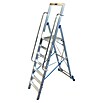 Krause Stabilo Stufenstehleiter (Arbeitshöhe: 3,65 m, 7 Stufen, Aluminium)