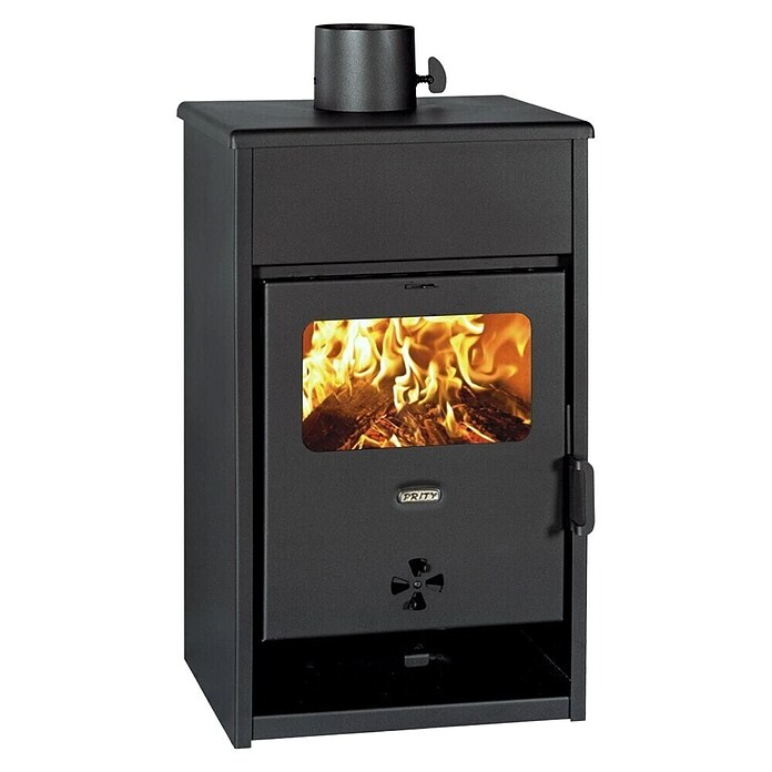 Prity Kamin na drva KD  (Snaga grijanja: 9,3 kW, Crna) | BAUHAUS