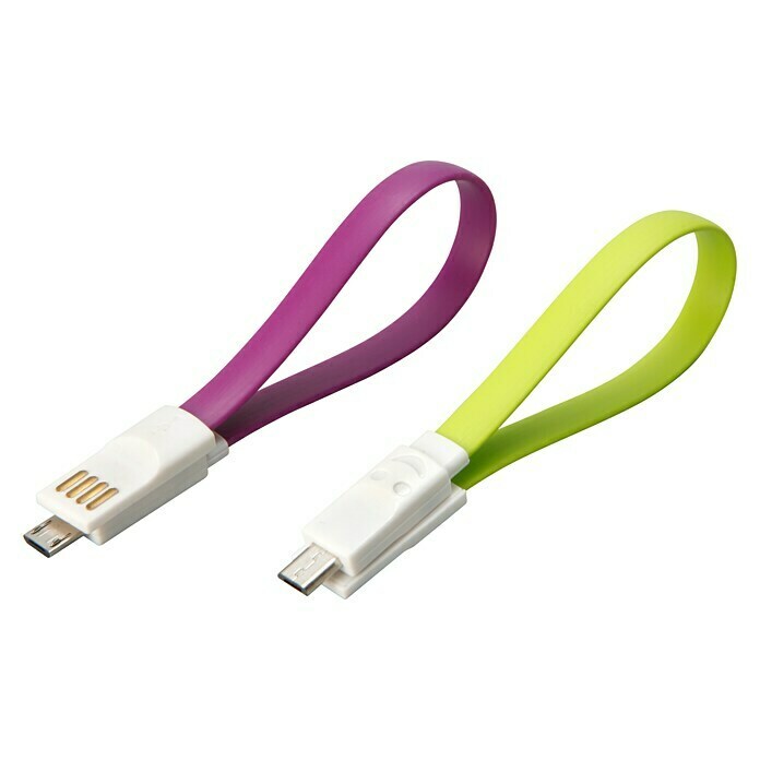 UniTEC USB-Adapterkabel FlexiPassend für: Geräte mit Micro-USB-Anschluss Front View