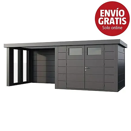 Telluria  Caseta para jardín Classico 3024 con salón a la izquierda y 2 ventanas