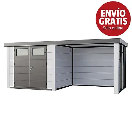 Telluria  Caseta para jardín Classico 2724 con salón a la derecha y 2 ventanas