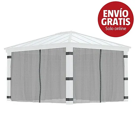 Palram – Canopia Cortina mosquitera para cenador Dallas