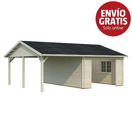 Palmako  Garaje con carport Roger sin puerta