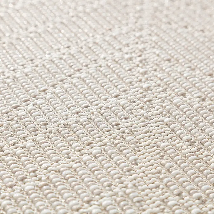Dekoria Teppich Tivora oatmeal 160x230 cm -  - Hellbeiger gewebter Stoff mit einer markanten strukturierten Webart.