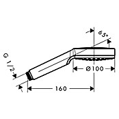 Hansgrohe Crometta Handdouche Crometta 1 Jet (Aantal functies: 1, Diameter: 10 cm, Chroom)