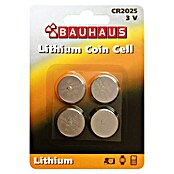 BAUHAUS Knoopcel (CR2025, 3 V, 4 stk.)