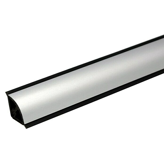 Kantoflex Wandabschlussprofil Topline (Silber, 64 x 1,4 x 1,4 cm)