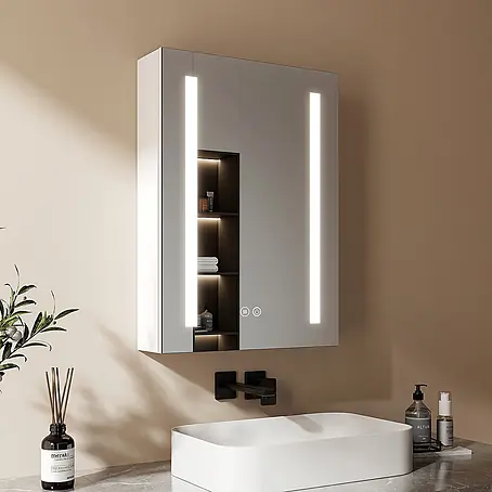 EMKE LED-Spiegelschrank Lunia