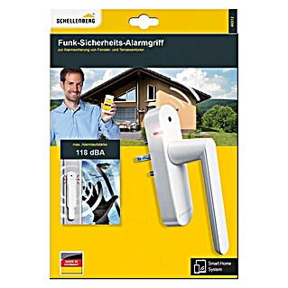 Schellenberg Smart Home Funk-Alarmgriff (DIN Anschlag: Links/Rechts, Weiß)