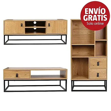 Home Deco Factory Abbot Conjunto mueble de salón