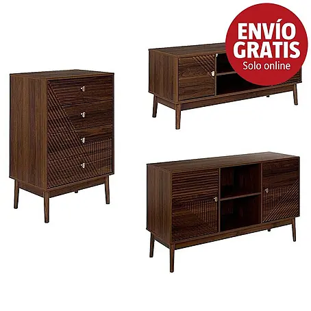 Home Deco Factory Tiffany Conjunto mueble de salón