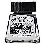 Winsor & Newton Tinta za crtanje (Crno indijski, 14 ml, Boca)