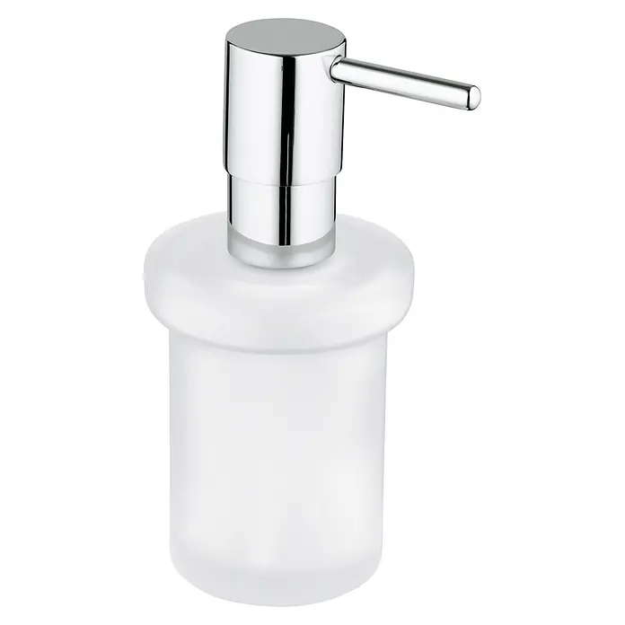 Grohe Essentials Ersatz-Seifenspender - Chrom, Glänzend - Diagonale Ansicht