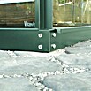 Vitavia Gewächshaus (4,45 x 2,57 x 2,3 m, Farbe: Smaragd, Einscheibensicherheitsglas (ESG), 3 mm)