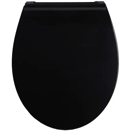 WC-Sitz mit Absenkautomatik Flat Schwarz