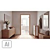 Diamond Doors Glasdrehtür-Set Jubidoor 6.0 (B x H: 821 x 2 013 mm, Einscheibensicherheitsglas (ESG)) | BAUHAUS
