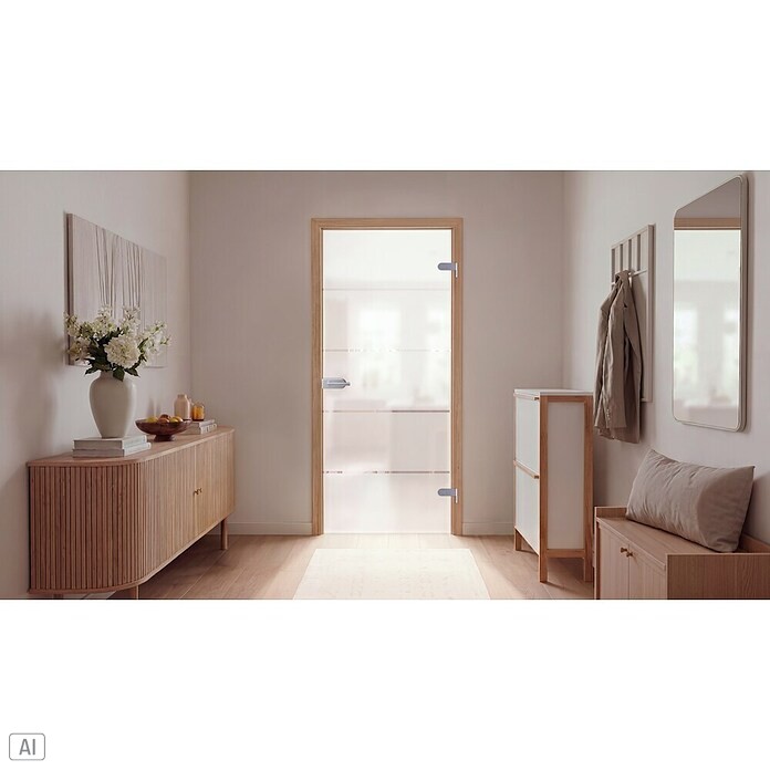 Diamond Doors Glasdrehtür-Set Jubidoor 6.0 (B x H: 821 x 2 013 mm, Einscheibensicherheitsglas (ESG)) | BAUHAUS