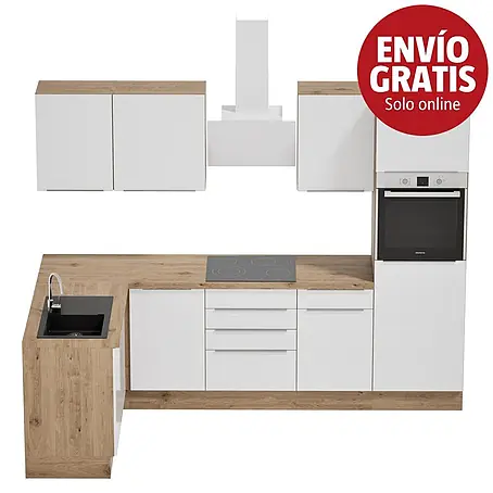 BAUHAUS Cocina esquinera Marleen