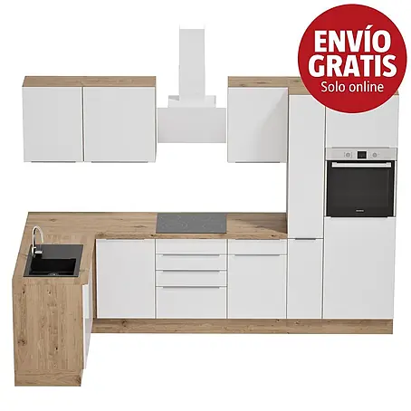 BAUHAUS Cocina esquinera Marleen