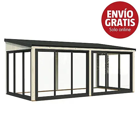 Palmako Pérgola adosada Lumi Slide