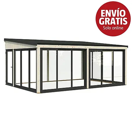 Palmako  Pérgola adosada Lumi Slide Plus