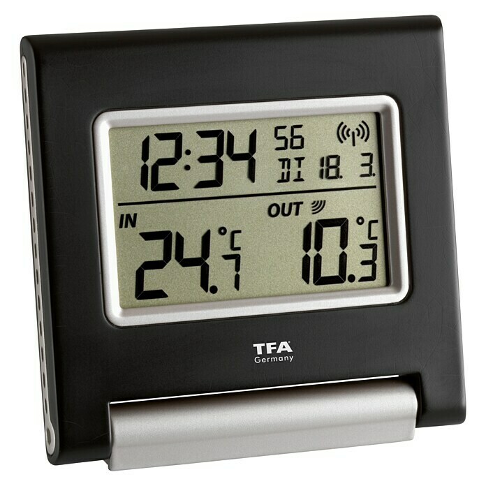 TFA Dostmann Draadloze thermometer (Digitaal, 20 x 104 mm, Reikwijdte sensor: Max. 100 m)