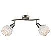 Globo Elliott LED-Deckenstrahler (2 x 4 W, Weiß/Klar, L x H: 28 x 21 cm)