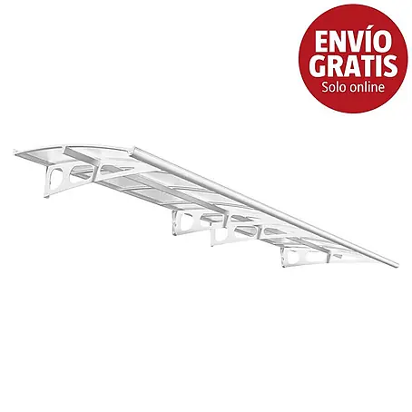 Palram – Canopia  Marquesina para puerta Bordeaux doble capa