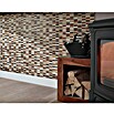 Mosaikfliese Stäbchen Crystal Mix XCM SM83 (32,2 x 31 cm, Beige/Braun, Glänzend)
