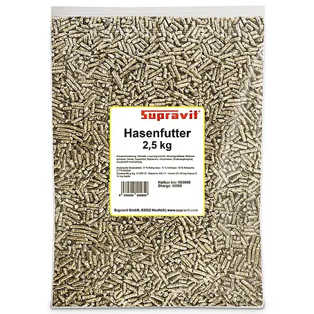 Supravit Hasenfutter - Alleinfutter für Hasen & Kaninchen 2,5kg
