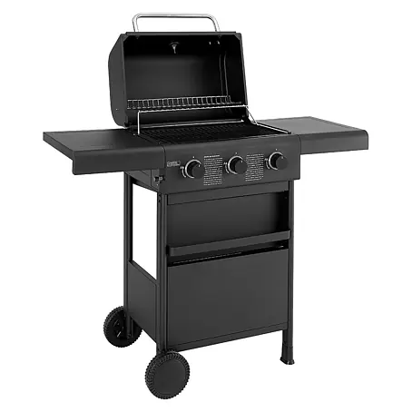 TAINO COMPACT 3+0 Gasgrill Platzsparend Schwarz