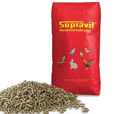 Supravit Hasenfutter 25kg - Alleinfutter für Hasen & Kaninchen