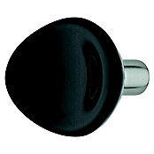 Möbelknopf (Ø x H: 40 x 31 mm, Zinkdruckguss, Schwarz)