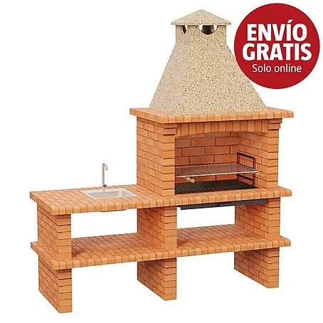Sotnas Barbacoa de obra Barcelos Ladrillo con mesa