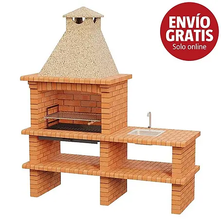 Sotnas Barbacoa de obra Barcelos Ladrillo con mesa