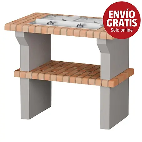 Sotnas Mesa de barbacoa para barbacoa con cocina