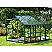 Vitavia Gewächshaus Venus 6200 Plus (3,21 x 1,95 x 1,97 m, Farbe: Smaragd, Einscheibensicherheitsglas (ESG), 3 mm)
