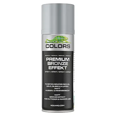 COLORS Effektlack Spraydose 400ml Bronze Silber Matt