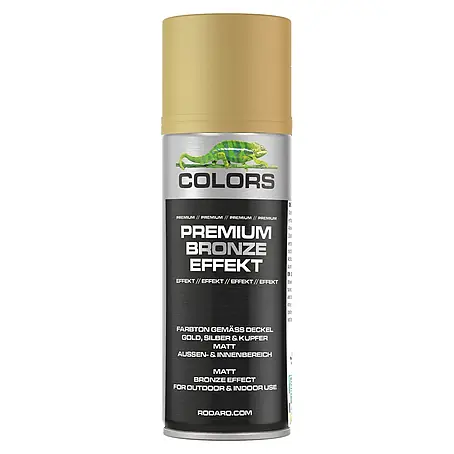 COLORS Effektlack Spraydose 400ml Bronze Gold Matt