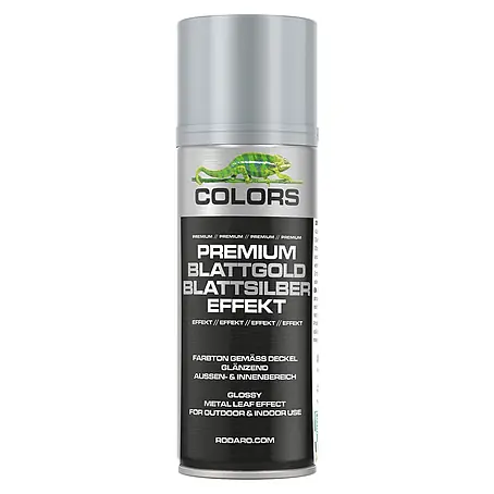 COLORS Effektlack Spraydose 400ml Blattsilber Effekt Glanz