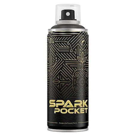SPARK Pocket Sprühfarbe 200ml Glänzende Farbe Apolo Grau