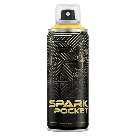 SPARK Pocket Sprühfarbe 200ml Glänzende Farbe Samba Gelb
